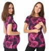 MijaCulture  2 in 1 Maternity and breastfeeding top M018 Camila Amarant